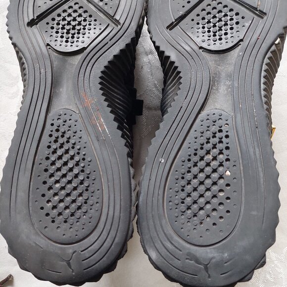 Puma Defy Mid Top Training Shoes Black & Gold Women's Size 8.5 - Picture 6 of 6